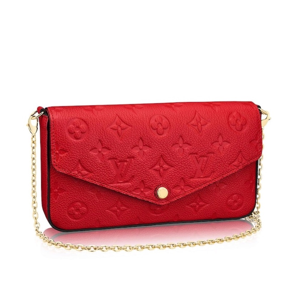 LV red crossbody RESERVED
